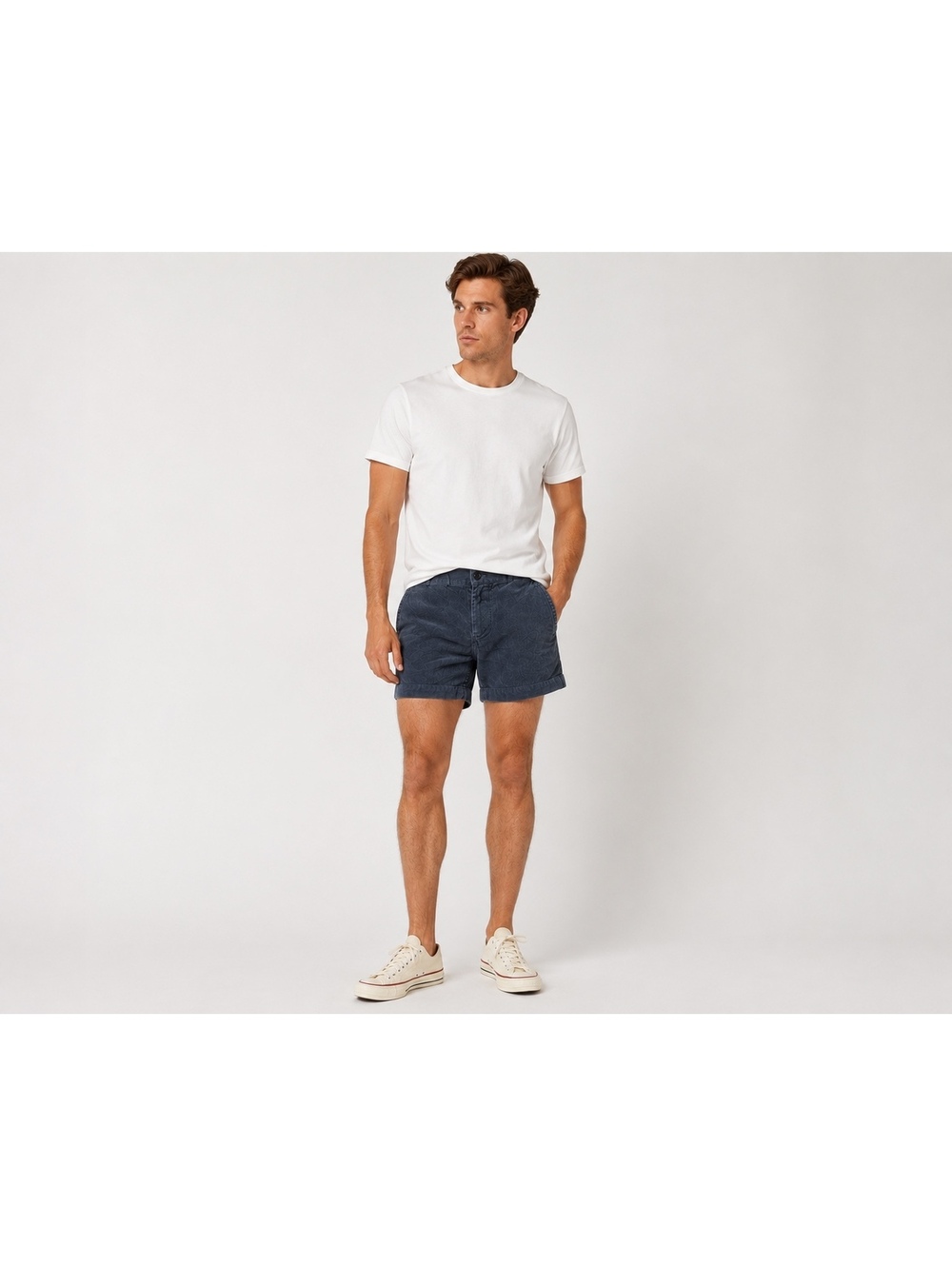 Buck Mason Men’s Corduroy Shorts Size 30 Charcoal Blue 100% Cotton